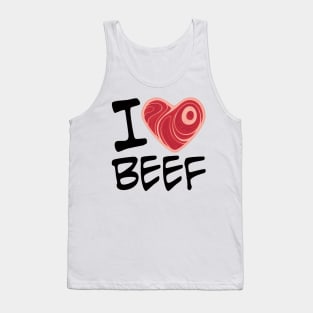 I Love Beef Tank Top